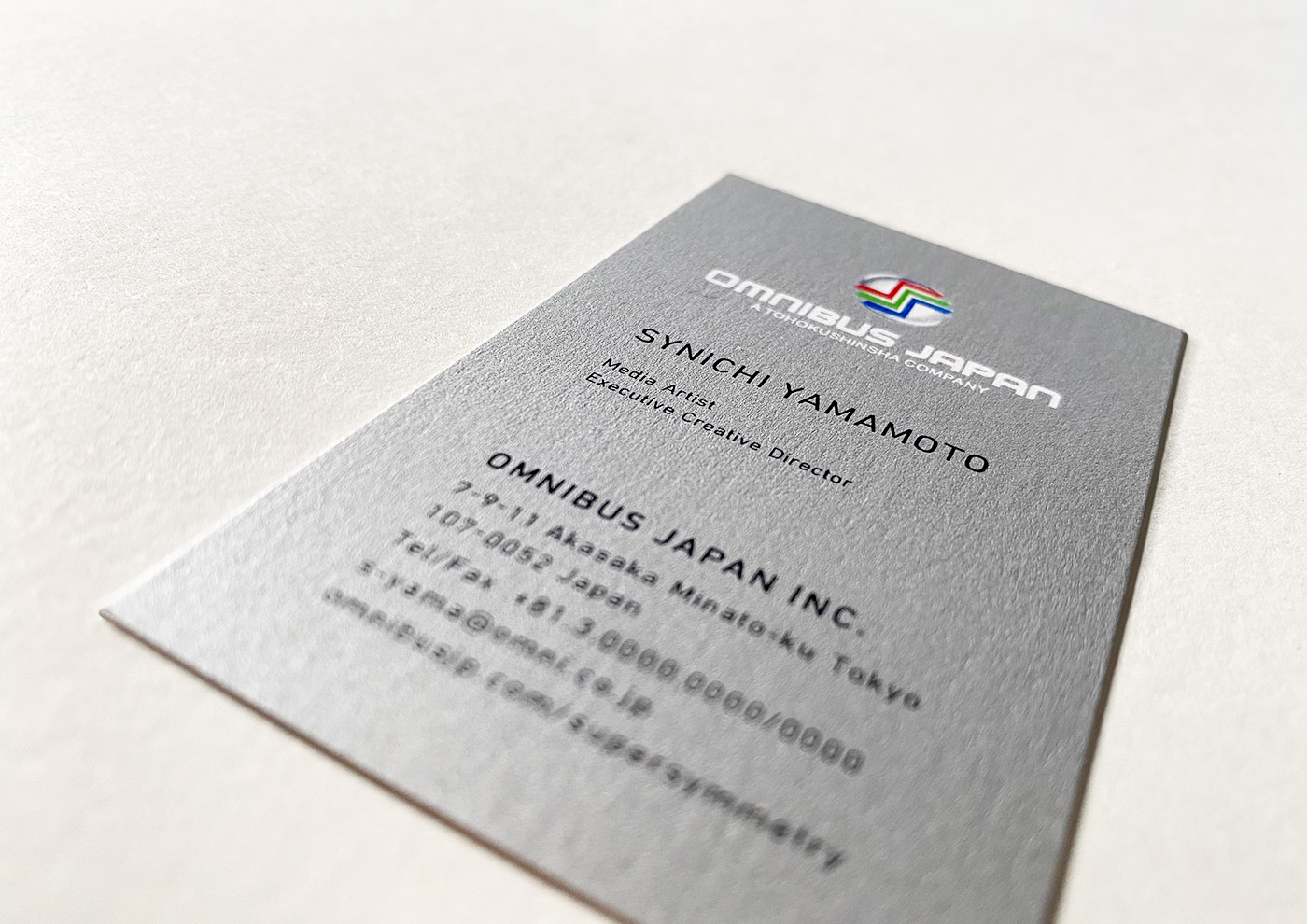 Omnibus Japan  Business card 1
